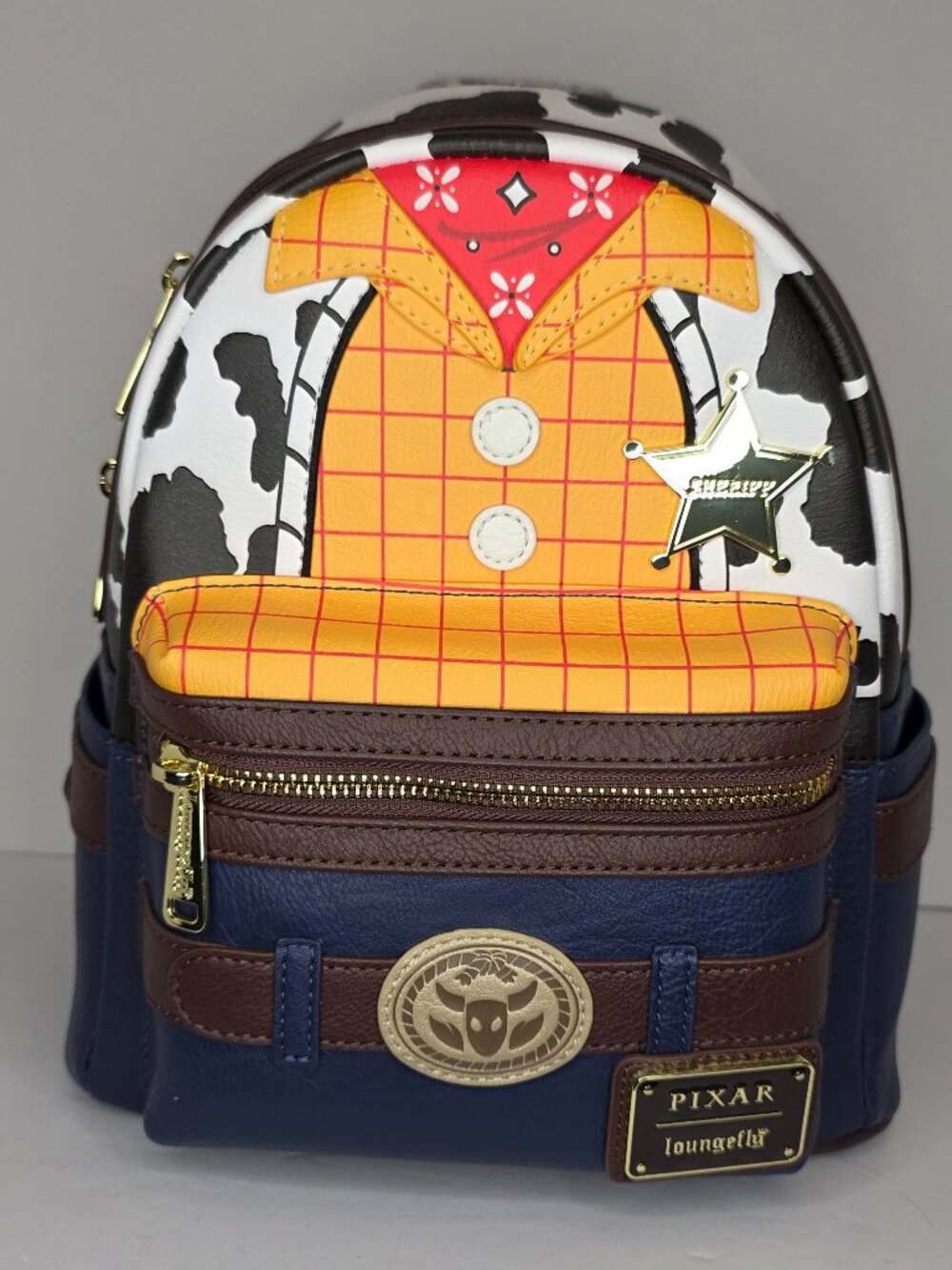 Loungefly Disney Parks Woody Toy Story Pixar Sheriff Mini Backpack NWT